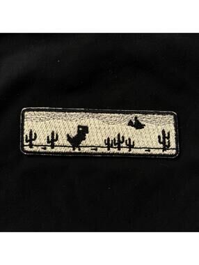 Google Dinosaur Iron On Patch